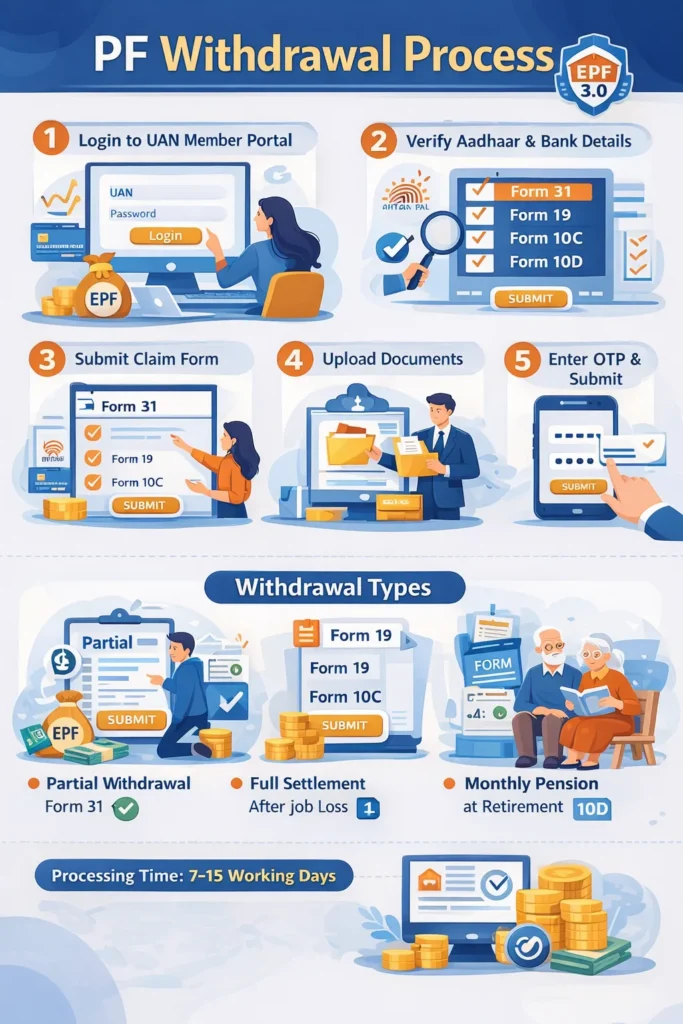 A Complete Guide on How to PF Withdrawal Process (2026)
