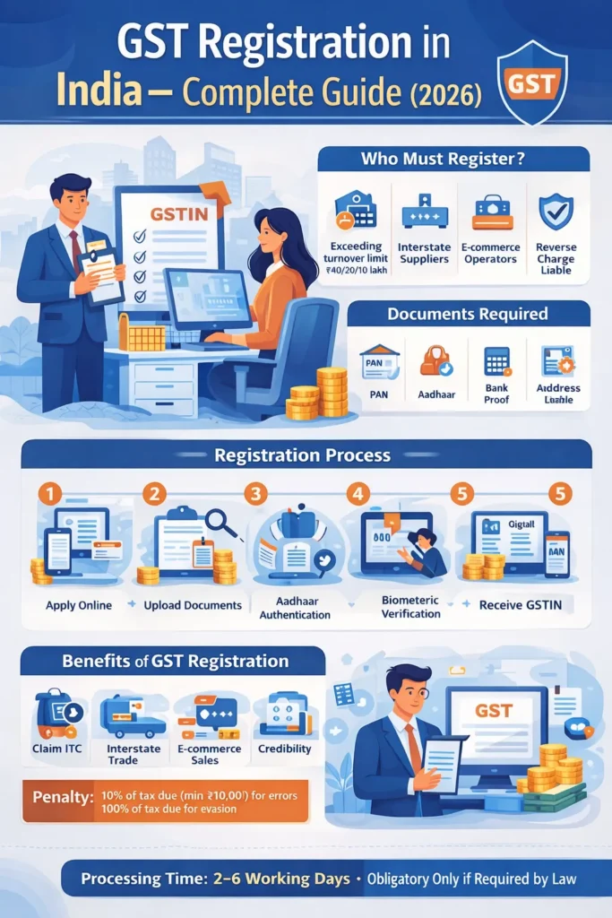 GST Registration in India—Complete Guide (2026)